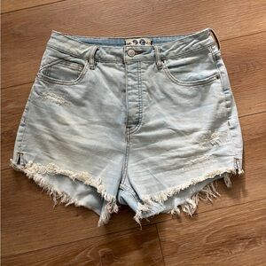 We The Free Light Wash Denim Jeans free people size 29 high waist